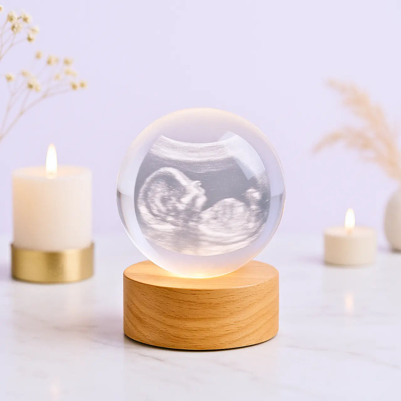 LoopLamp™ – Custom Engraved Womb Light Keepsake