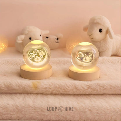 LoopLamp™ – Custom Engraved Womb Light Keepsake