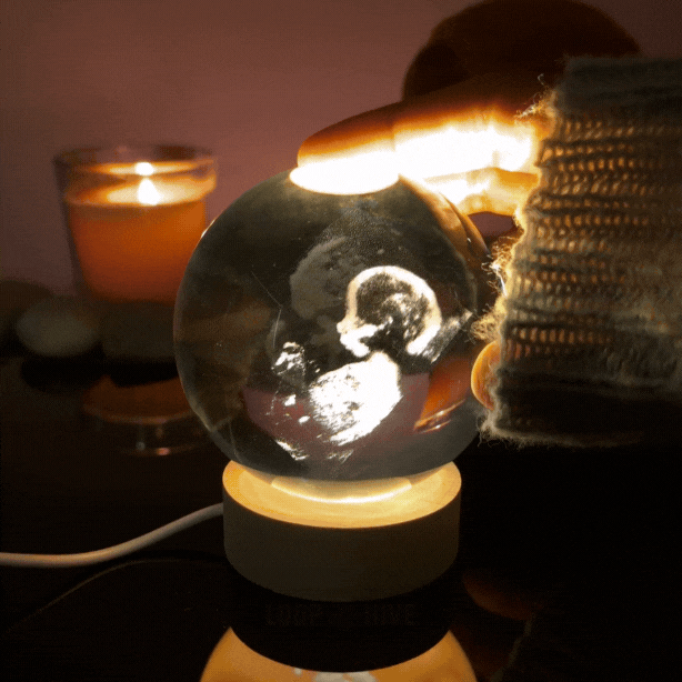 LoopLamp™ – Custom Engraved Womb Light Keepsake
